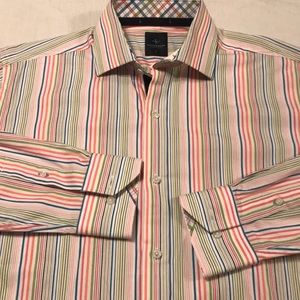 Tailorbyrd 1930 Collection Long Sleeve Striped Lrg